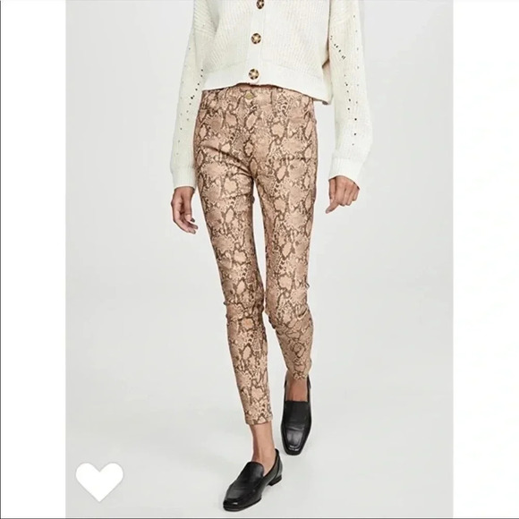 Frame denim le high skinny crop in python - Picture 4 of 13